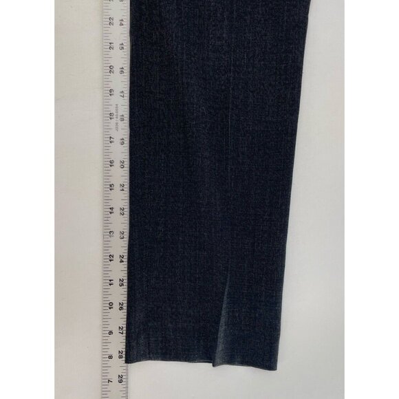 Theory Women's Dark Gray Wool Stretch Dress Pants Career Office Sz 8 Made In USA - Picture 10 of 10